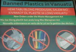 Banned plastics in Vanuatu